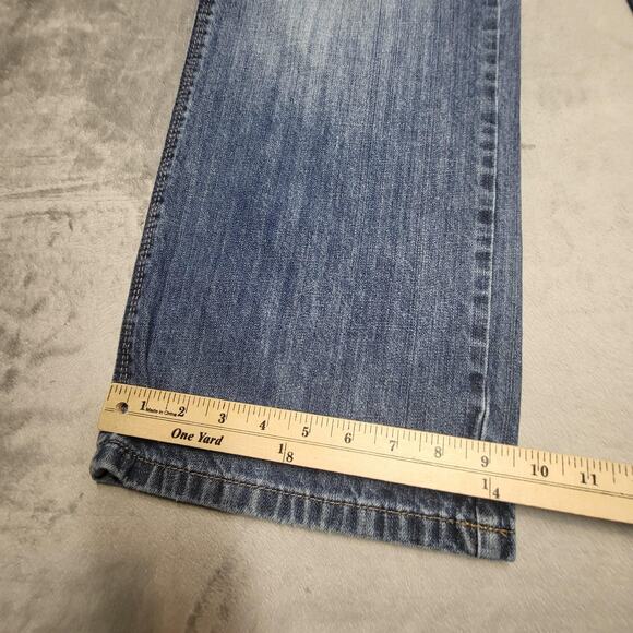 Old Navy Jeans Mens 36x31 Blue Loose Painter Carpenter Workwear Denim Utility - Picture 5 of 9